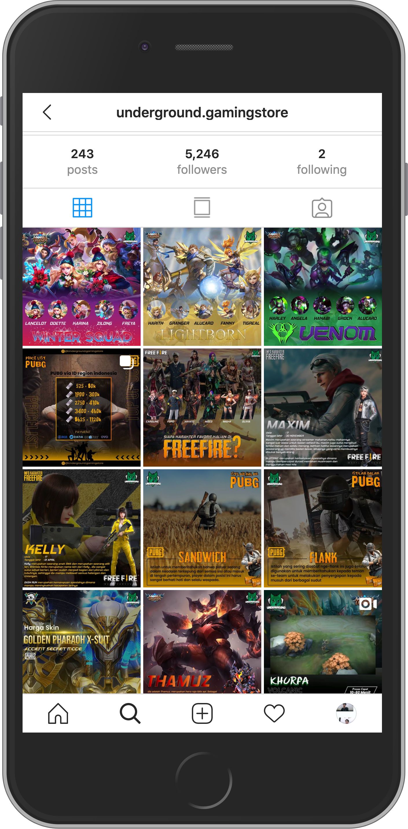 Underground Gaming Store